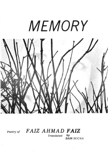 Memory: Poetry of Faiz Ahmad Faiz
