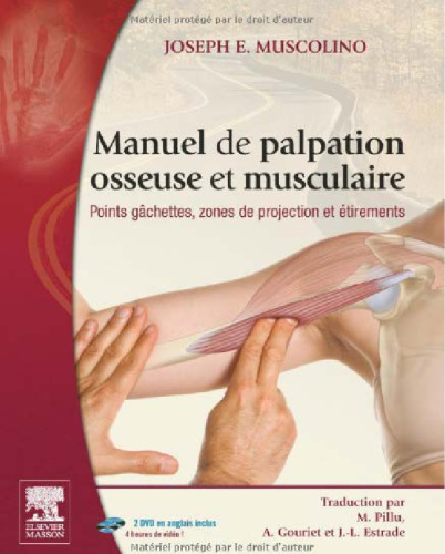 Manuel de palpation osseuse et musculaire