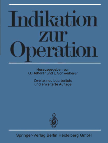 Indikation zur Operation