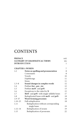 Indonesian Reference Grammar