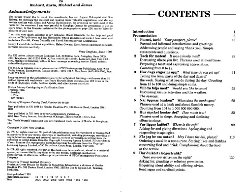 Teach Yourself Swedish Conversation