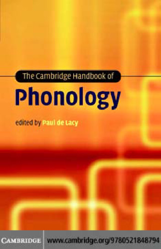 The Cambridge Handbook of Phonology