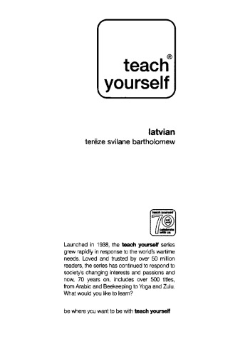 Teach Yourself Latvian Complete Course