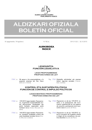 Bizkaiko aldizkari ofiziala = Boletín oficial de Bizkaia