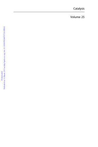 Catalysis, Volume 25