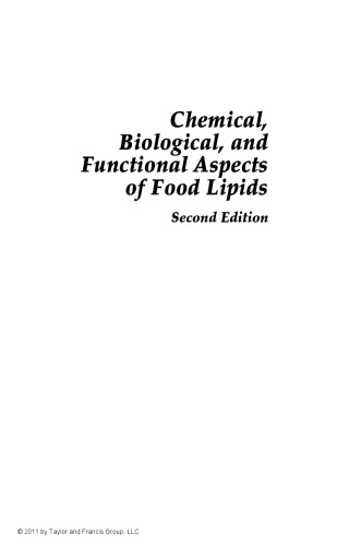 Chemical, biological, and functional aspects of food lipids