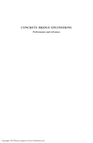 Concrete bridge engineering : performance and advances