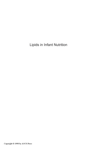 Lipids in infant nutrition