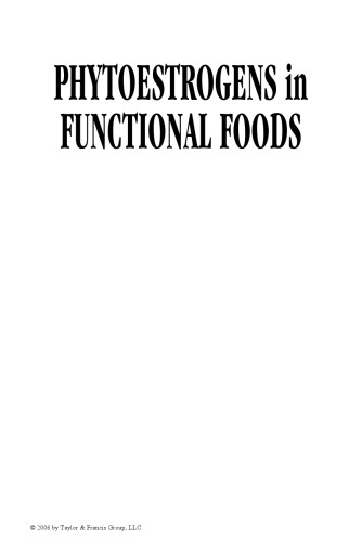 Phytoestrogens in functional foods