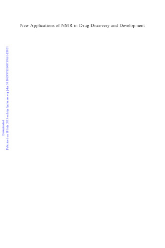 New applications of nmr in drug discovery and development