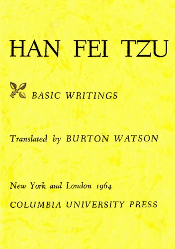 Burton, Watson - Han Fei Tzu