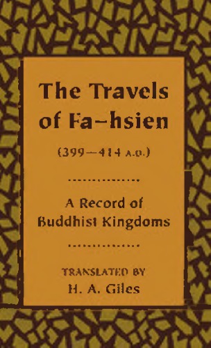 Record of the Buddhistic Kingdoms