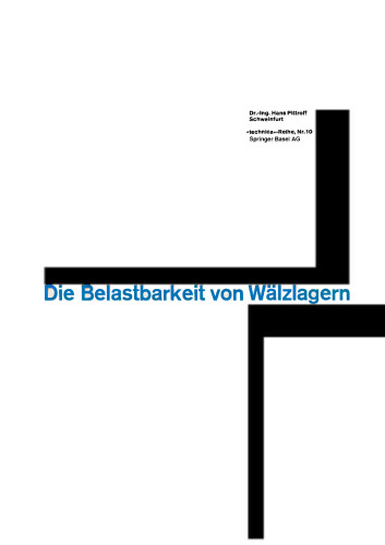 Die Belastbarkeit von Wälzlagern