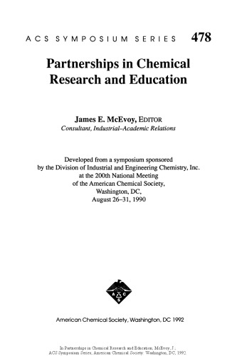 Partnerships in Chemical Research and Education