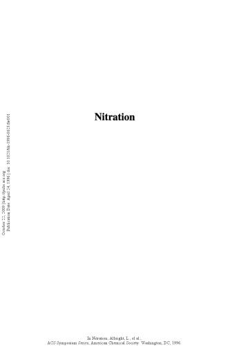 Nitration. Recent Laboratory and Industrial Developments