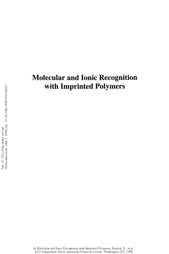 Molecular and Ionic Recognition with Imprinted Polymers