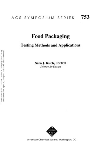 Food Packaging. Testing Methods and Applications