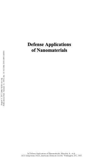 Defense Applications of Nanomaterials