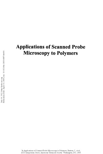 Applications of Scanned Probe Microscopy to Polymers