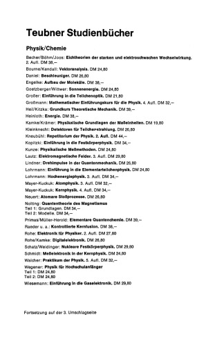 Meßelektronik in der Kernphysik