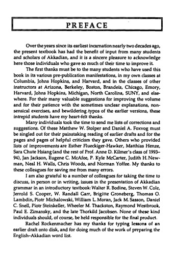 A Grammar of Akkadian