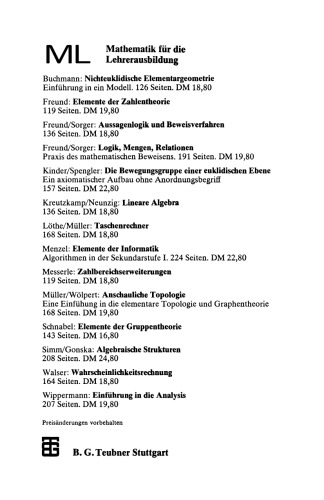 Elemente der Gruppentheorie