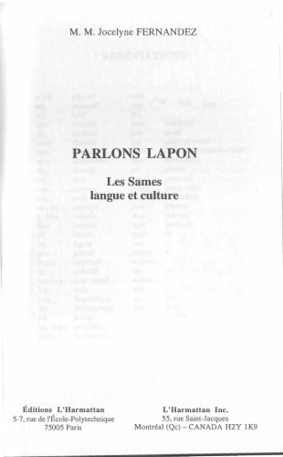 Parlons lapon : les Sames, langue et culture