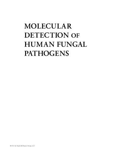 Molecular Detection of Human Fungal Pathogens