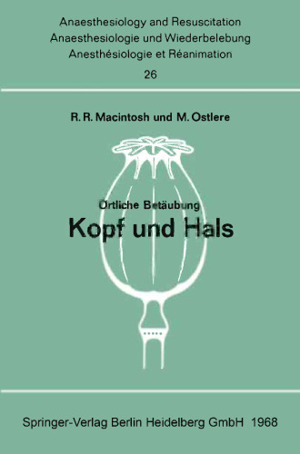 Örtliche Betäubung Kopf und Hals