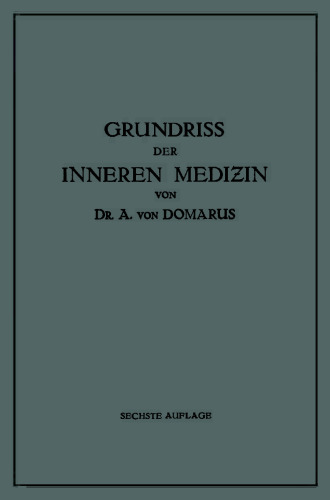 Grundriss der Inneren Medizin