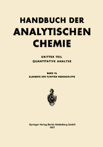 Elemente der Fünften Nebengruppe: Vanadin · Niob · Tantal