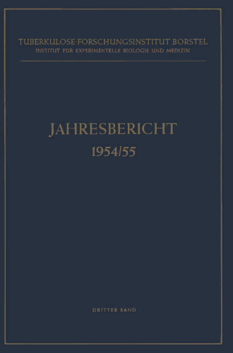 Jahresbericht 1954/55