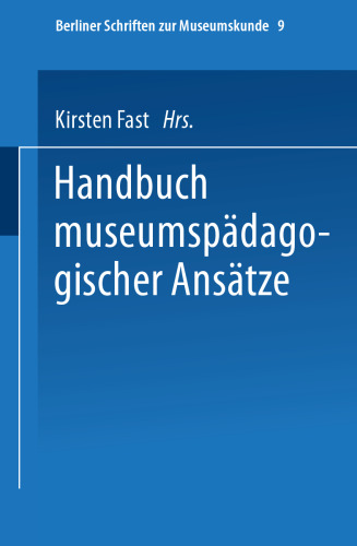 Handbuch der museumspädagogischen Ansätze