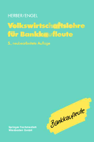 Volkswirtschaftslehre für Bankkaufleute