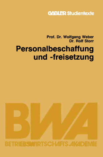 Personalbeschaffung und -freisetzung