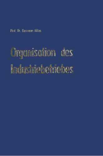 Organisation des Industriebetriebes