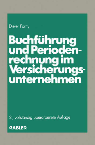 Buchführung und Periodenrechnung im Versicherungsunternehmen