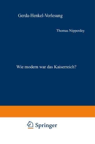 Wie modern war das Kaiserreich?: Das Beispiel der Schule