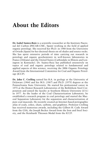 Applied Coal Petrology. The Role of Petrology in Coal Utiliztion