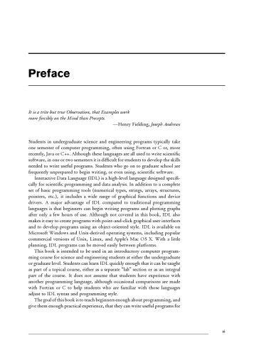 An Introduction to Programming with IDL. Interactive Data Language