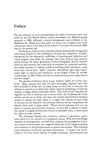 Principles of Electron Optics