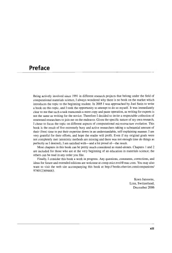 Computational Materials Engineering. An Introduction to Microstructure Evolution