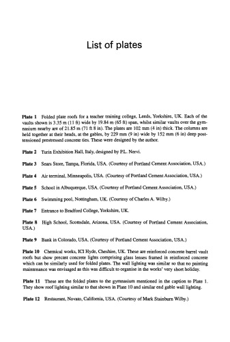 Concrete Folded Plate Roofs