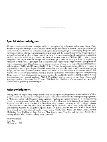 Introduction to Engineering Design. Modelling, Synthesis and Problem Solving Strategies