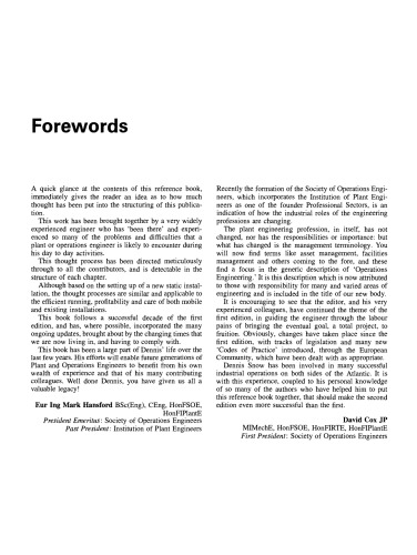 Plant Engineer's Reference Book