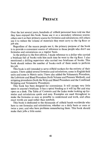 Formulas and Calculations for Drilling, Production and Workover. All the Formulas You need to Solve Drilling and Production Problems