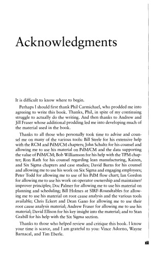 Selecting the Right Manufacturing Improvement Tools. What Tool? When?