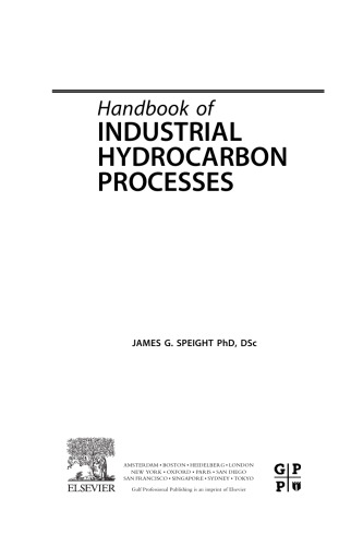 Handbook of Industrial Hydrocarbon Processes