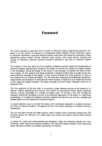 Industrial Hygiene Engineering. Recognition, Measurement, Evaluation and Control