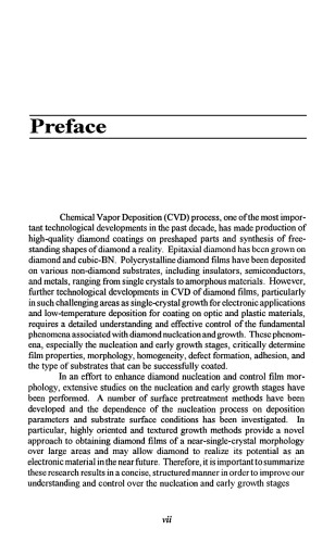 Diamond Chemical Vapor Deposition. Nucleation and Early Growth Stages